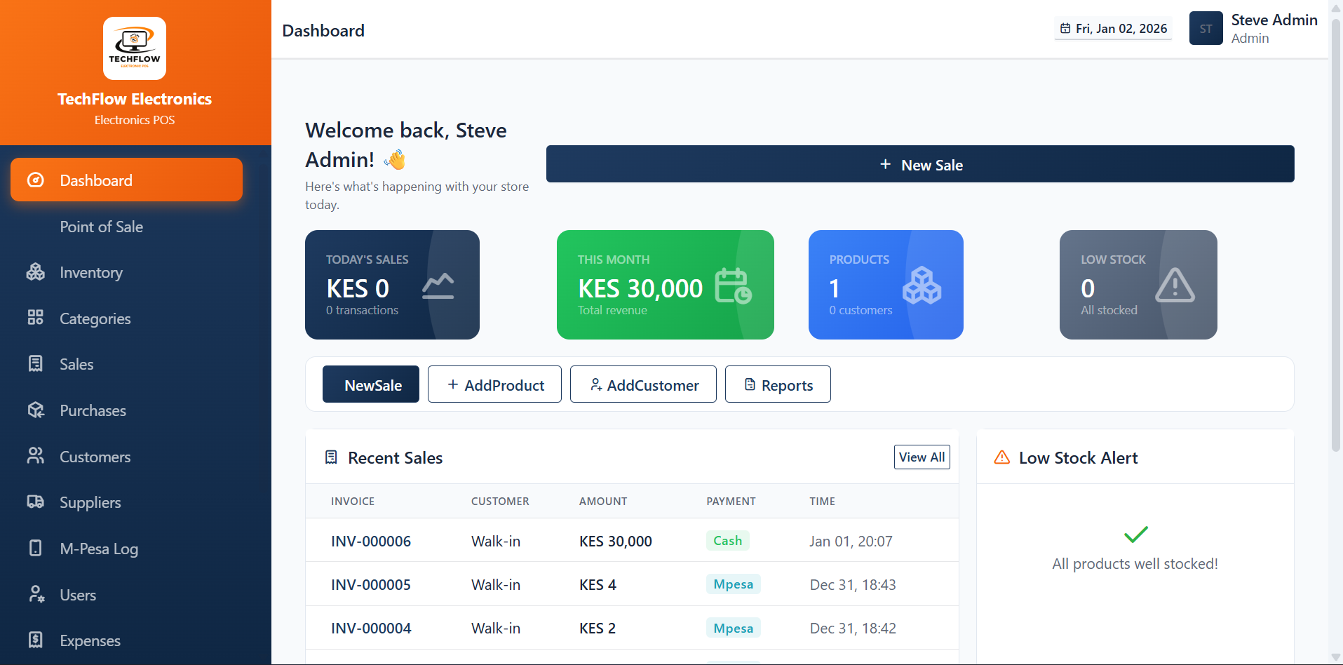 POS Interface